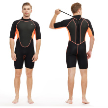 short sleeve swimming mens wetsuit